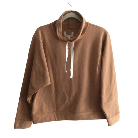 Madewell Tan Hoodie Sweatshirt - Picture 2 of 9